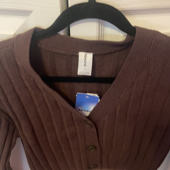 NWT Abound Long Sleeve Ribbed Cardigan - Picture 2 of 5